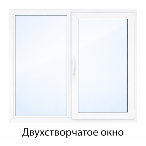 Двухстворчатое окно